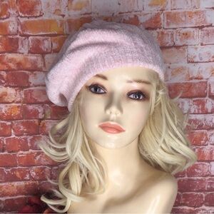 Baby Pink Soft Retro Beret